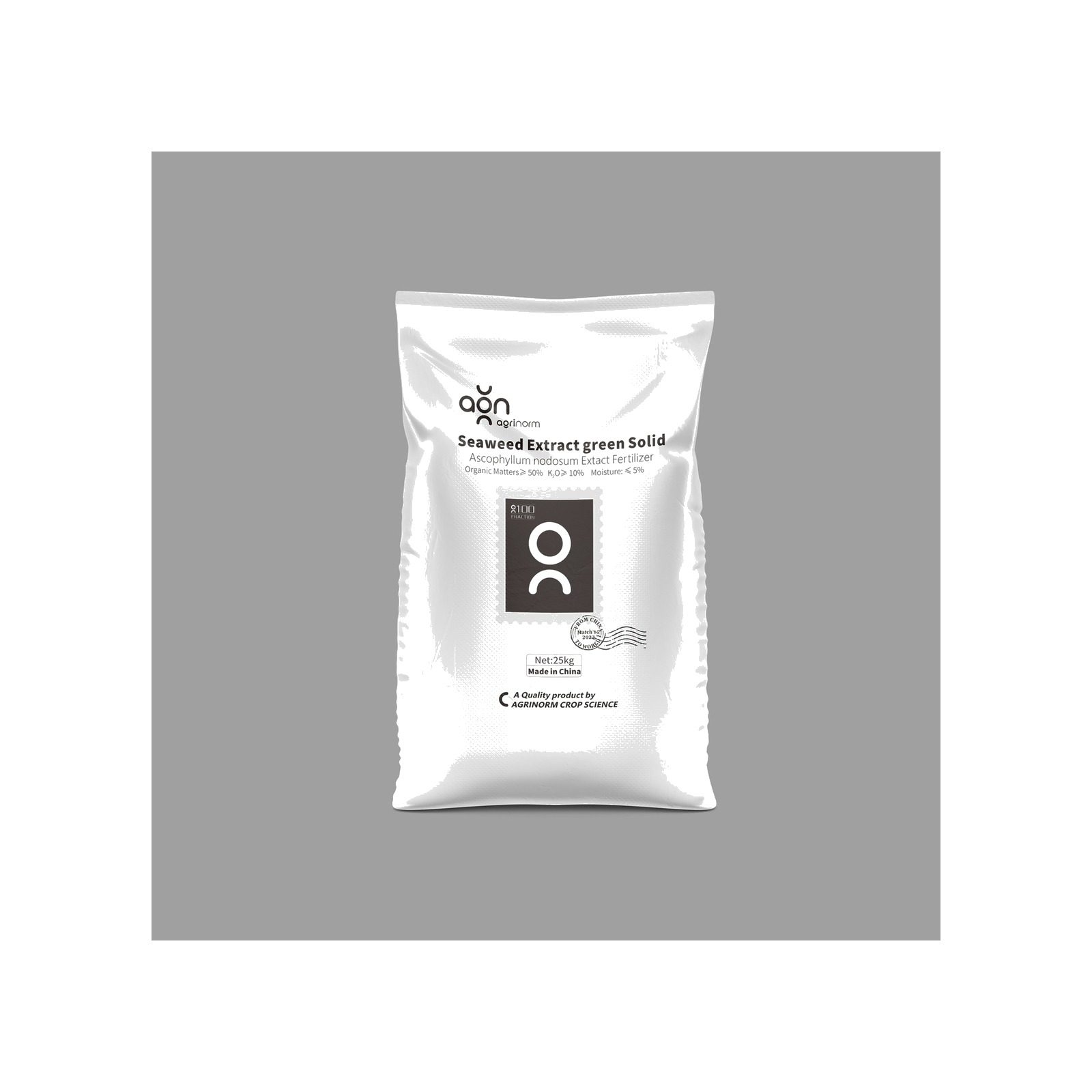 Seaweed Extract Green Solid label and packaging details