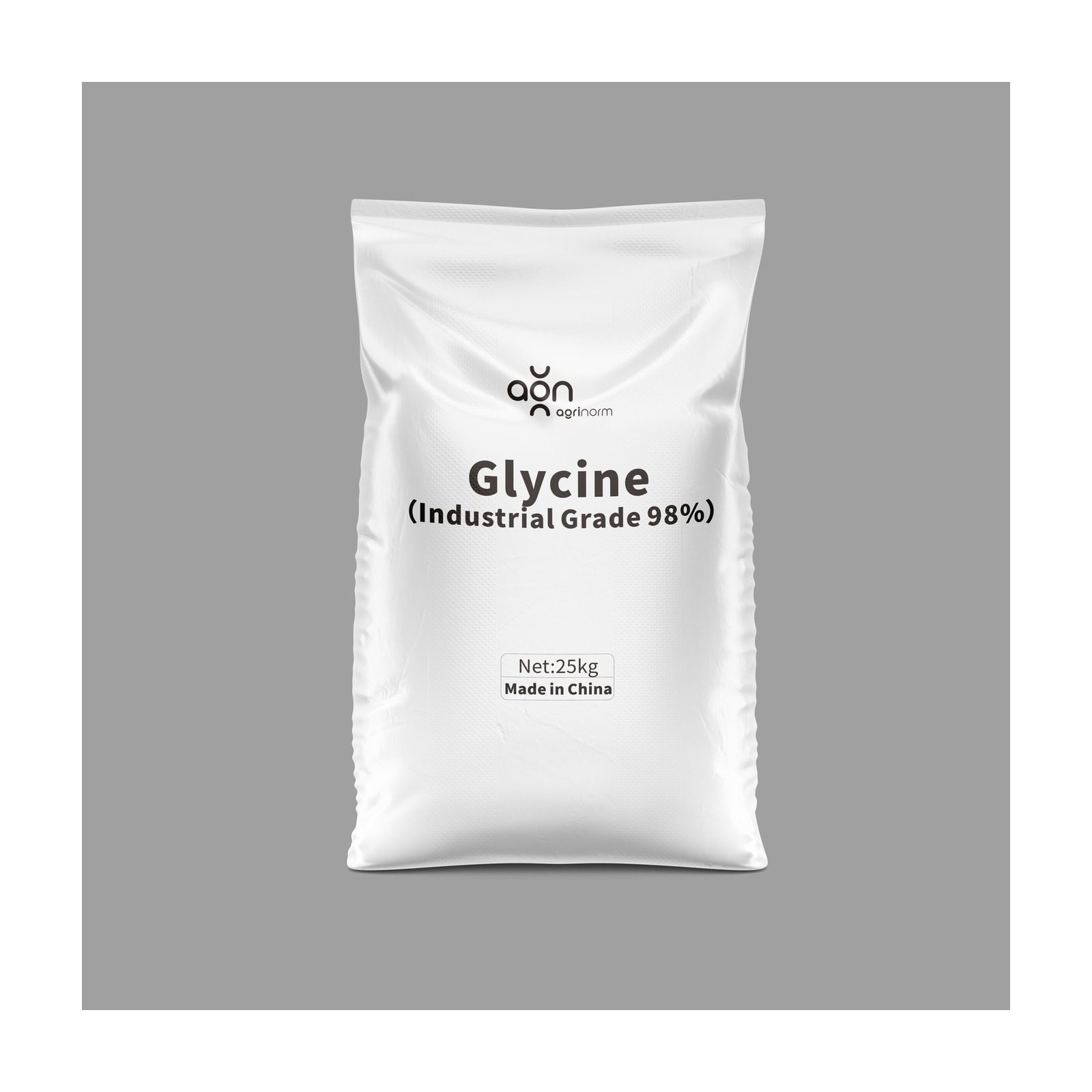 Glycine 98% label and packaging details