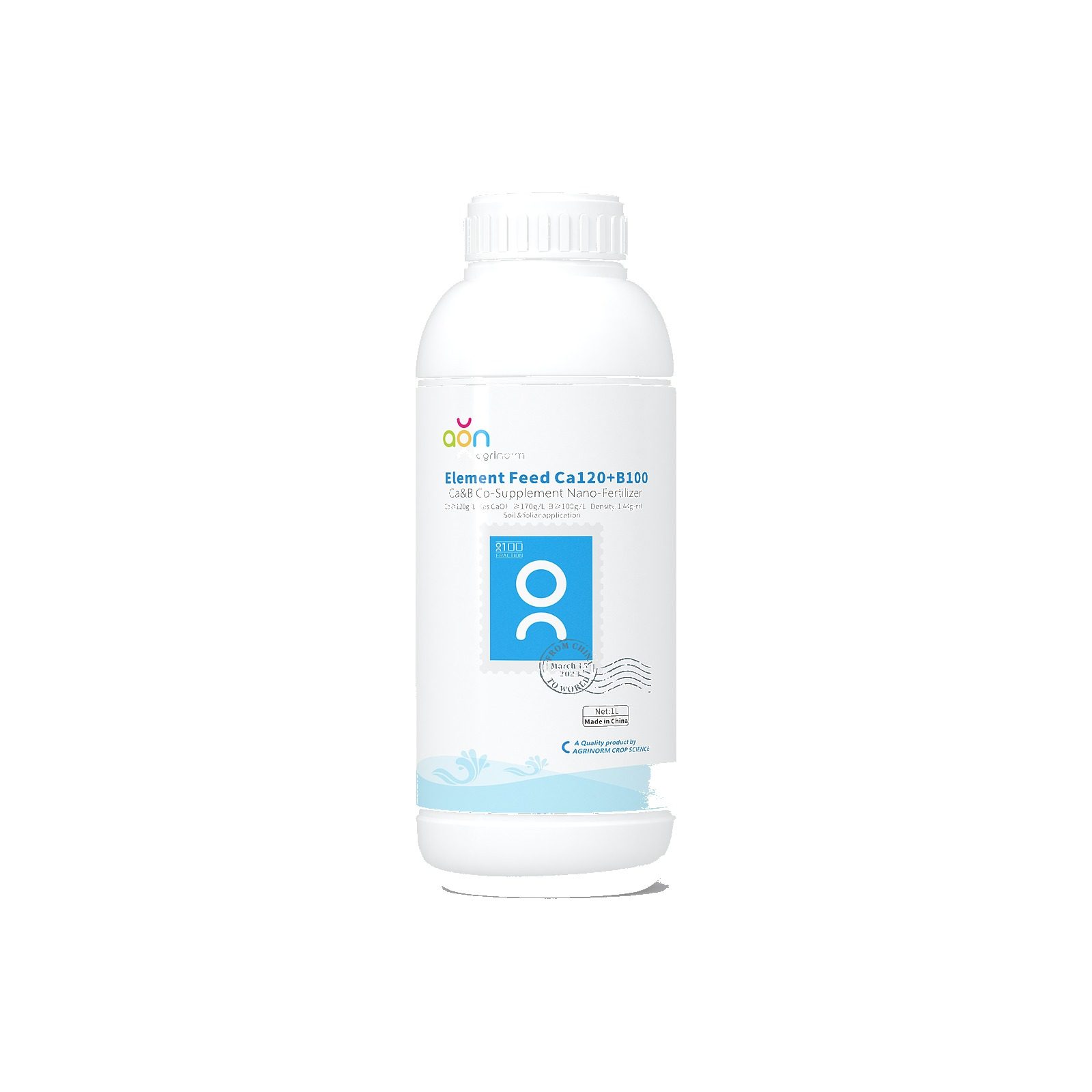 Element Feed Ca120+B100 label and packaging details